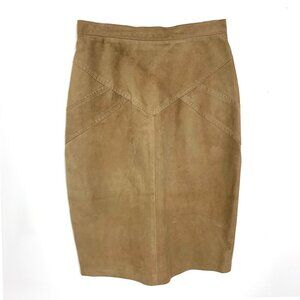Vintage Danier 90s Y2K Suede Pencil Skirt